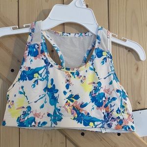 Girls Old Navy Active Watercolor Racerback Sports Bra NWT Size L 10-12